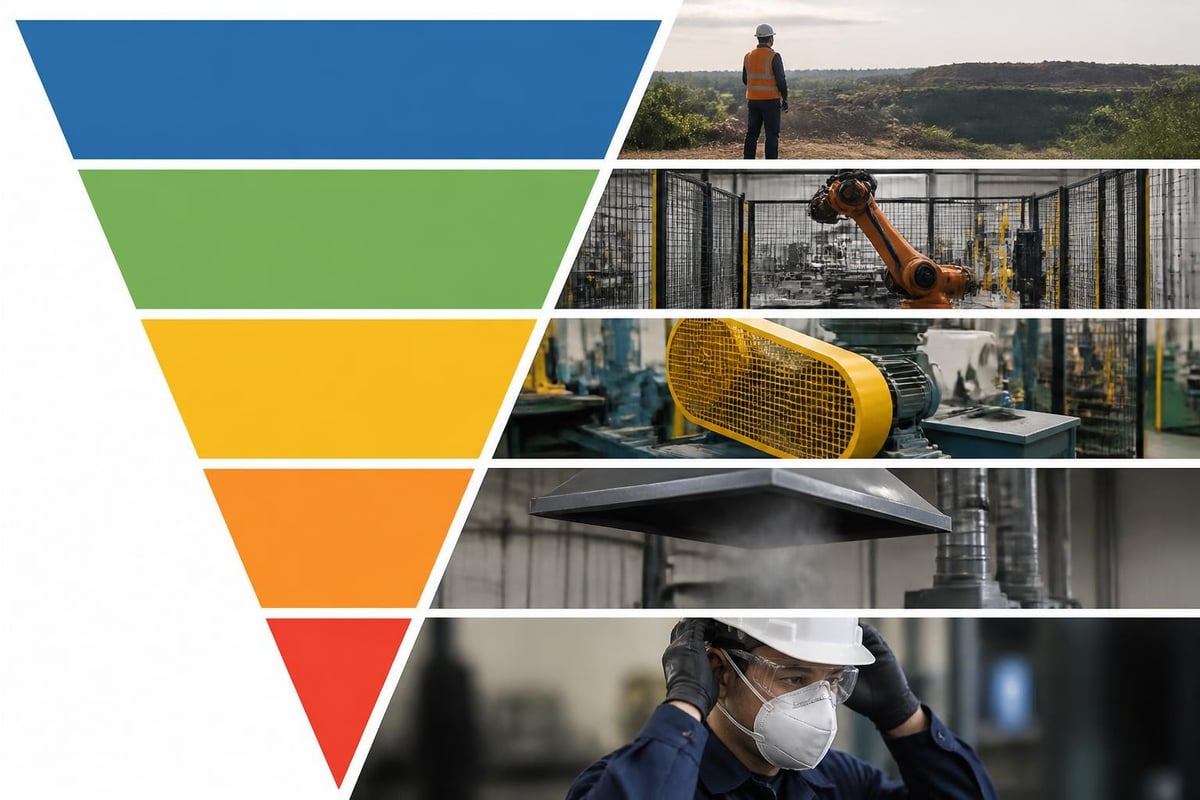 Hierarchy of controls in work safety engineering