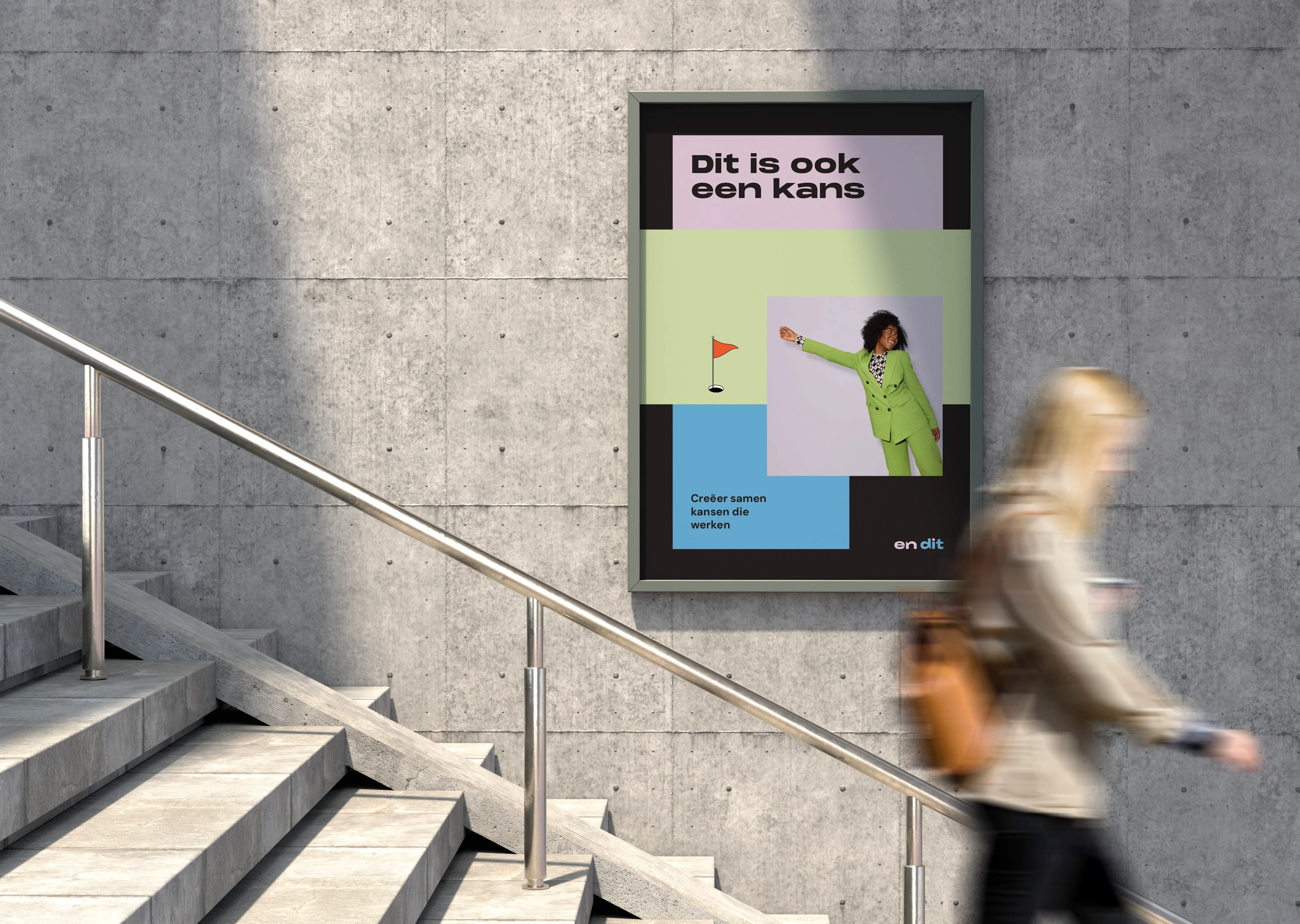 Grafisch ontwerp endit poster