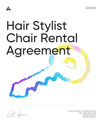 Hair Stylist Chair Rental Agreement
