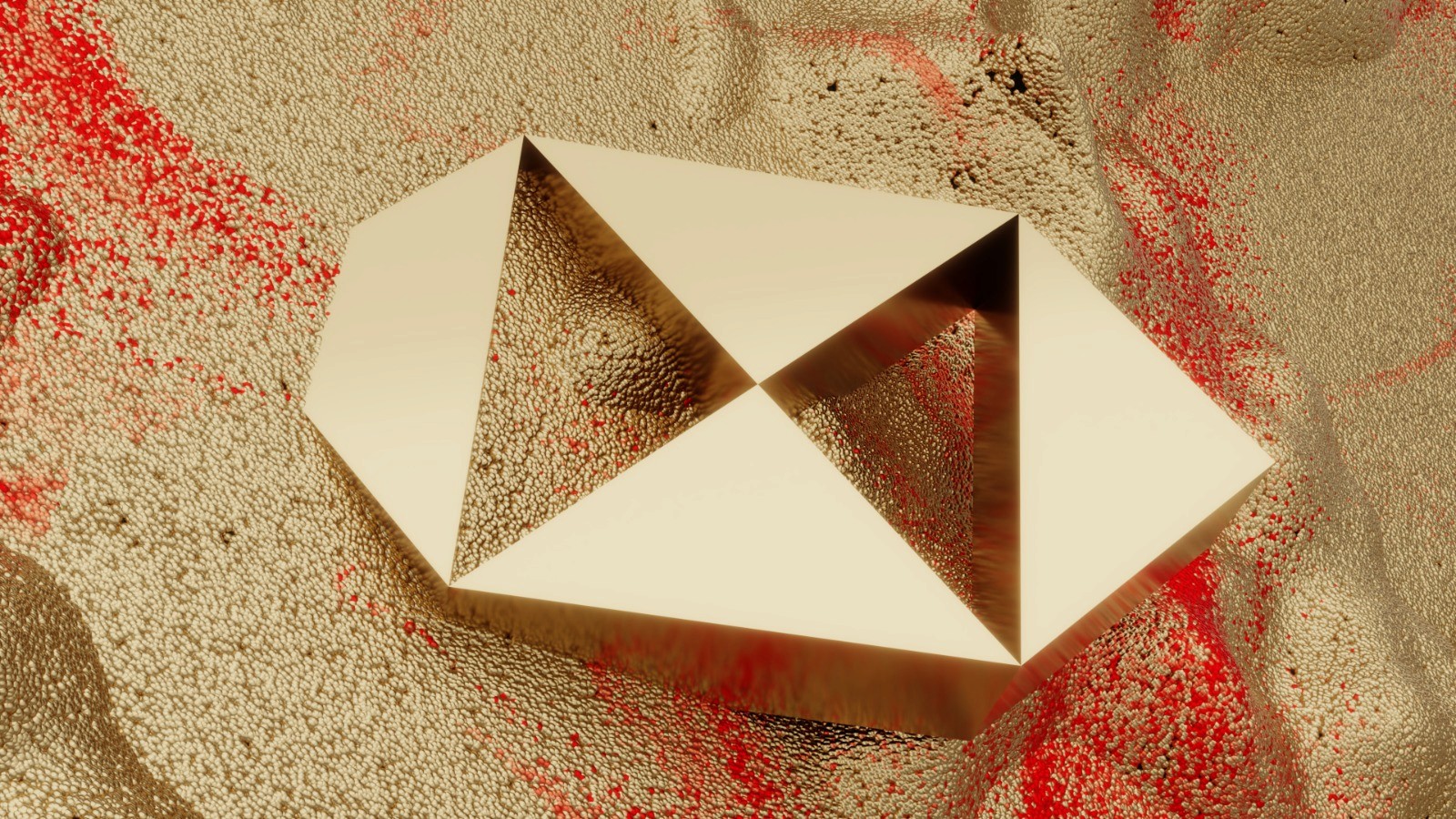 HSBC Sand of Time Aesthetic 3D Render