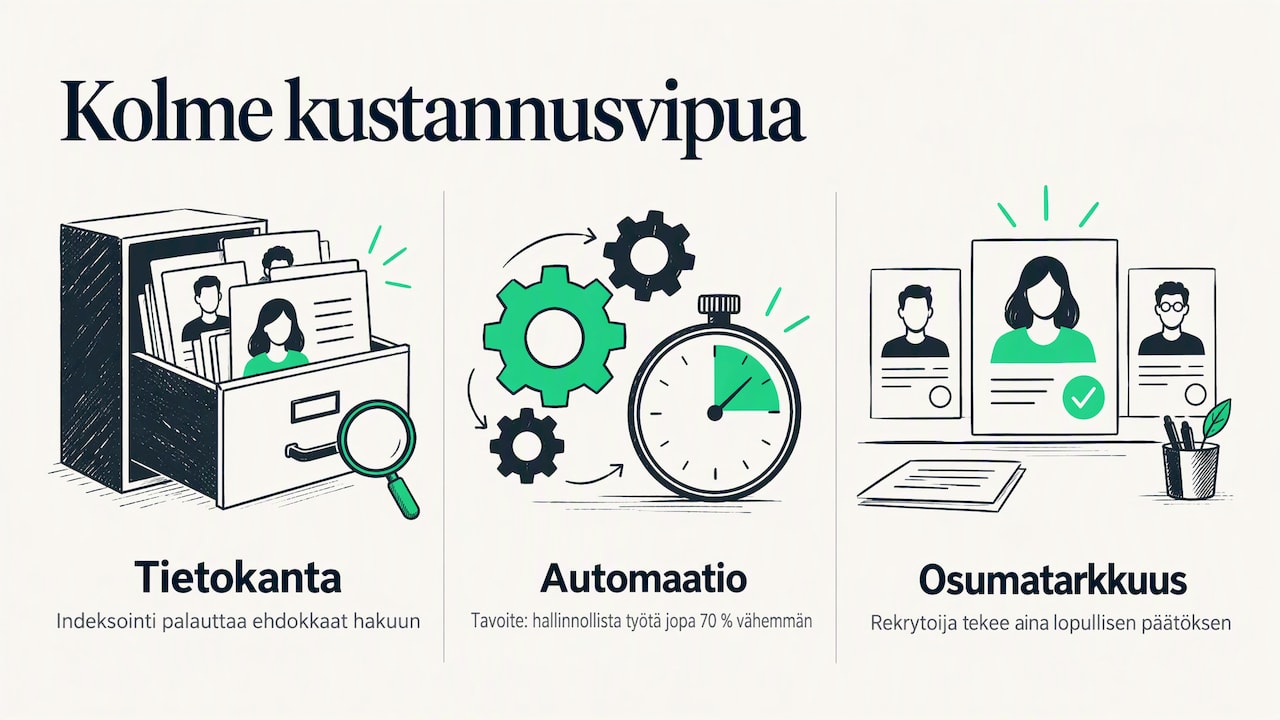 Recruitifyn näkökulma — overview diagram
