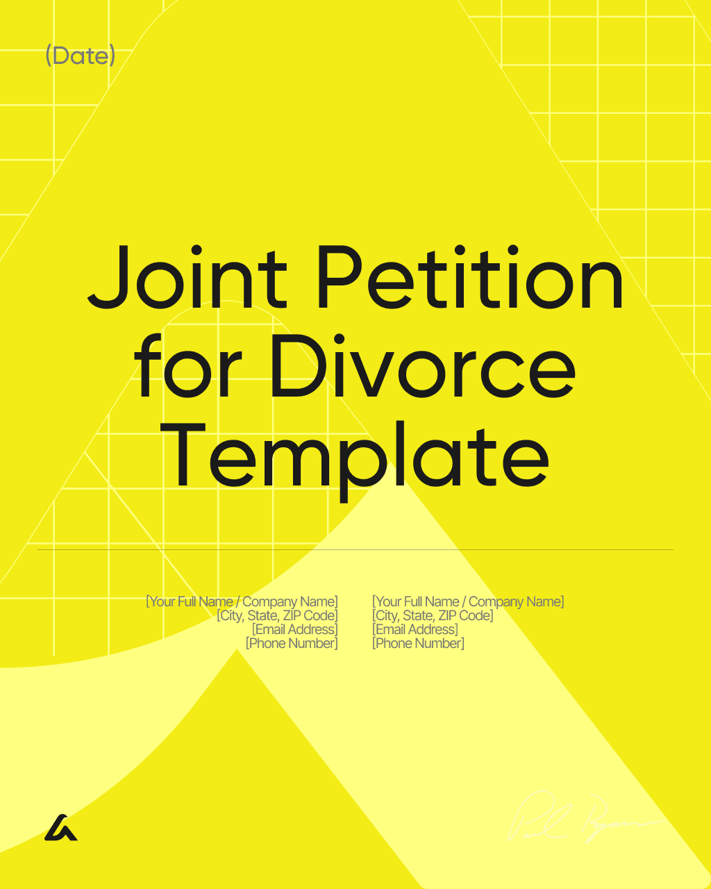 Joint Petition for Divorce Template