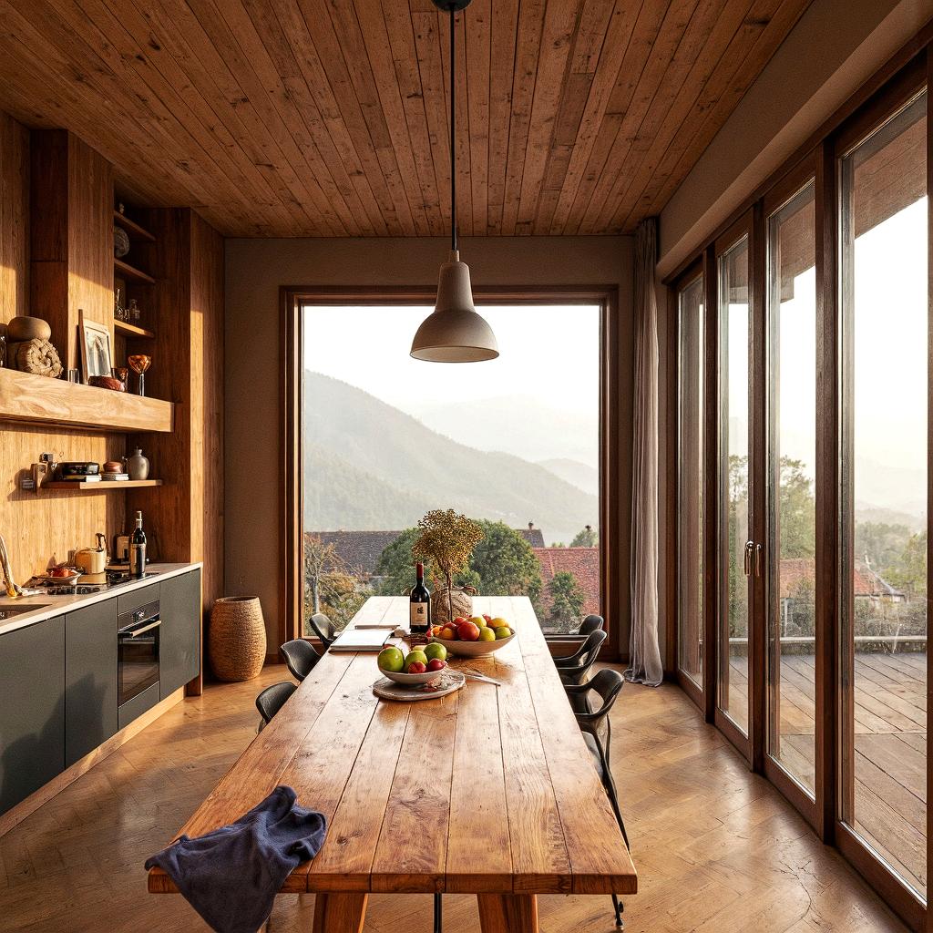 Minimal counter with cooking equipment