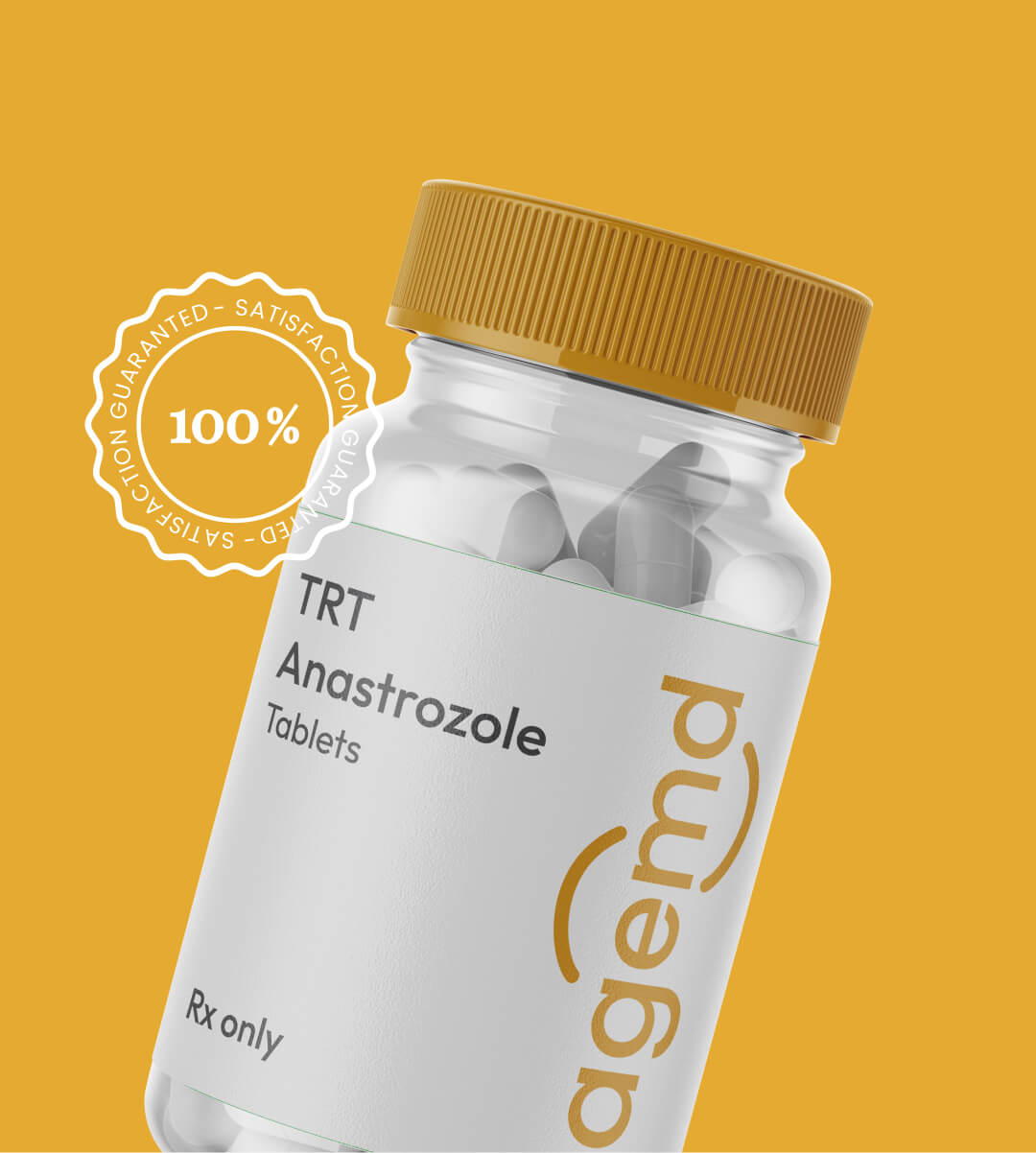 TRT Anastrazole tablets container