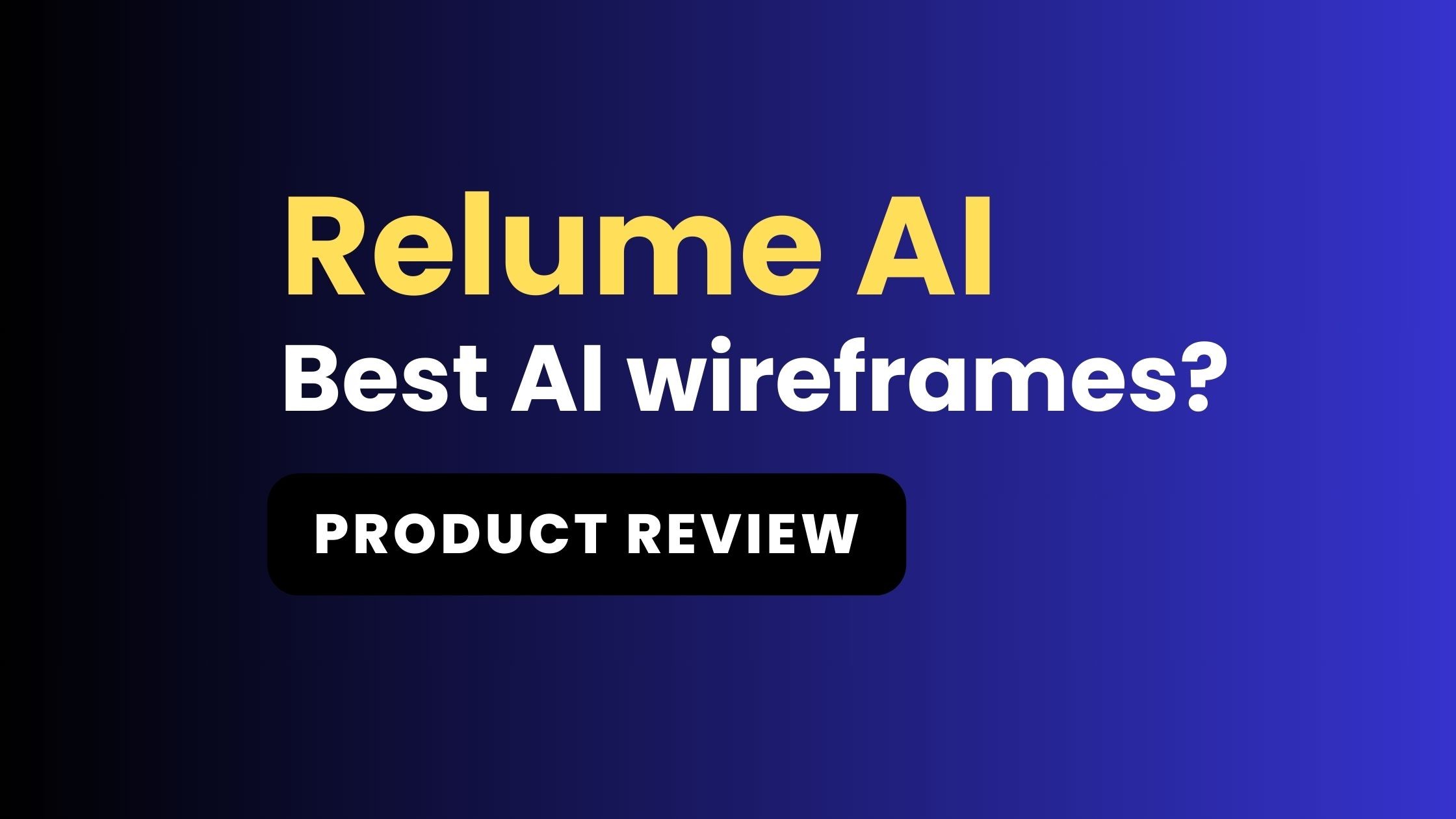 Relume AI website builder