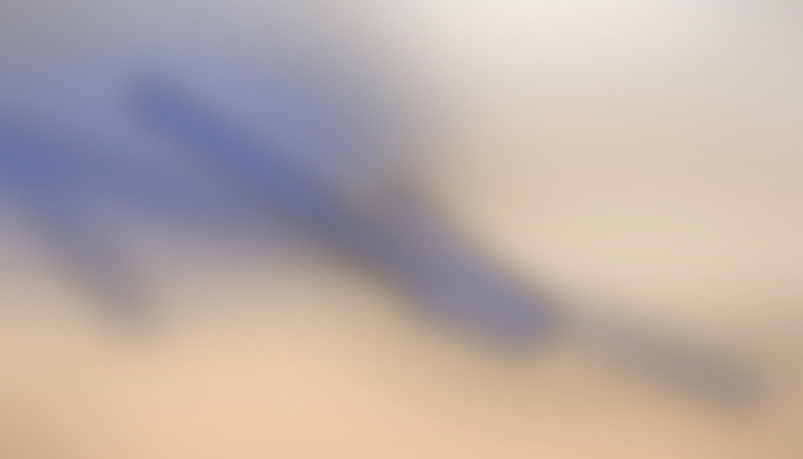 Cobalt-blauwe en rosé-gouden abstracte editorial illustratie voor een Rotterdams ontwerp- en webbureau.