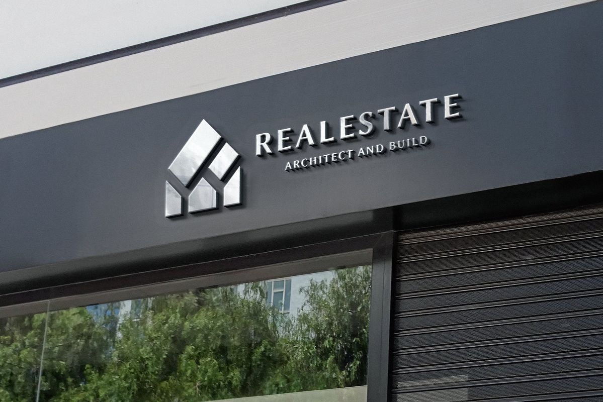 enseigne lettres agence