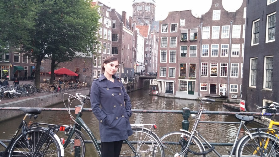 Woman in Amsterdam