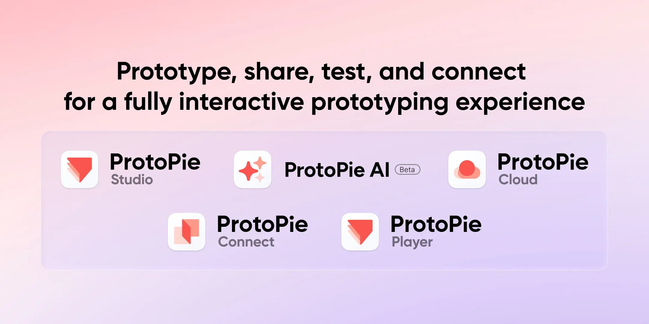 Prototype, share, test, and connect for a fully interactive prototyping experience