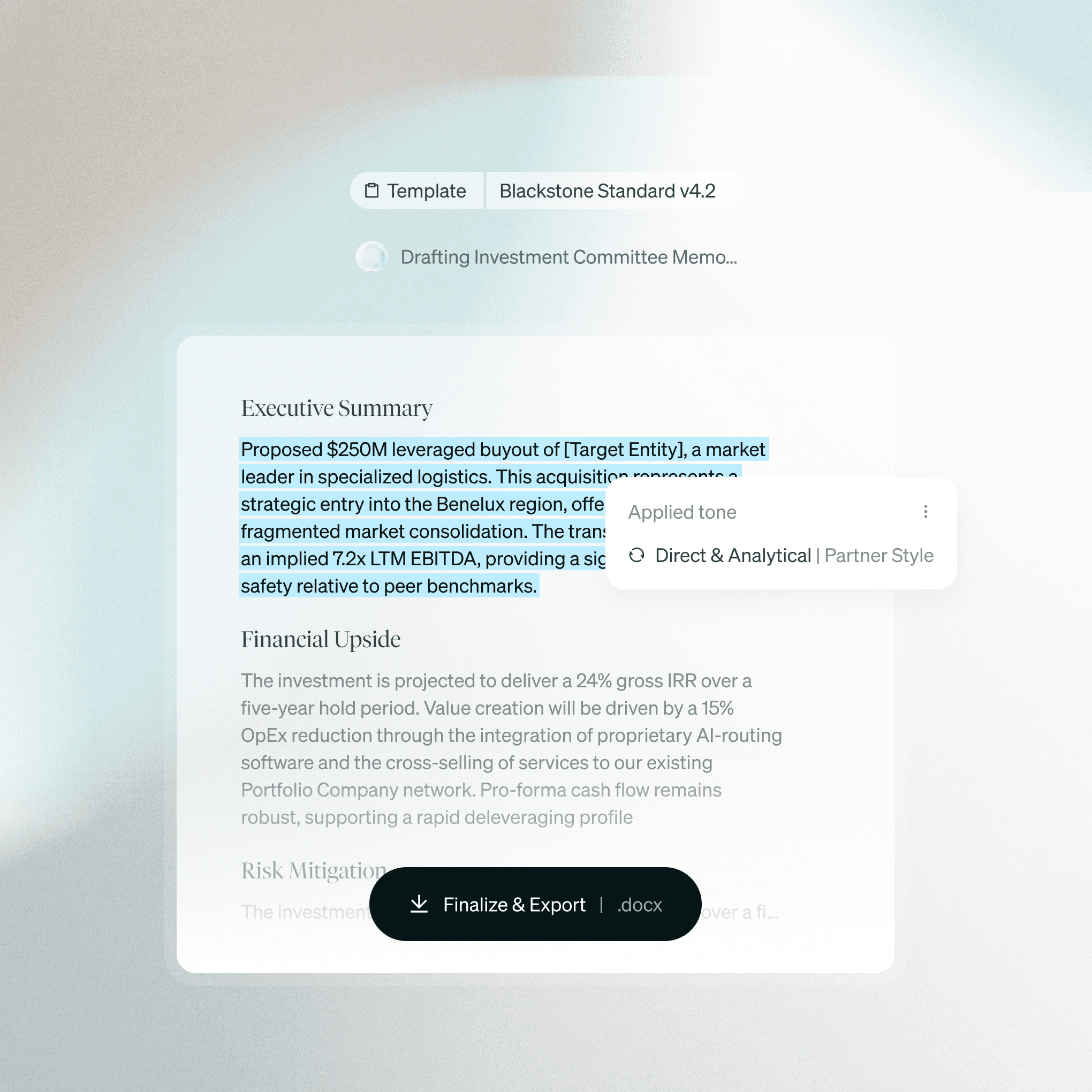 Real deliverables, your style