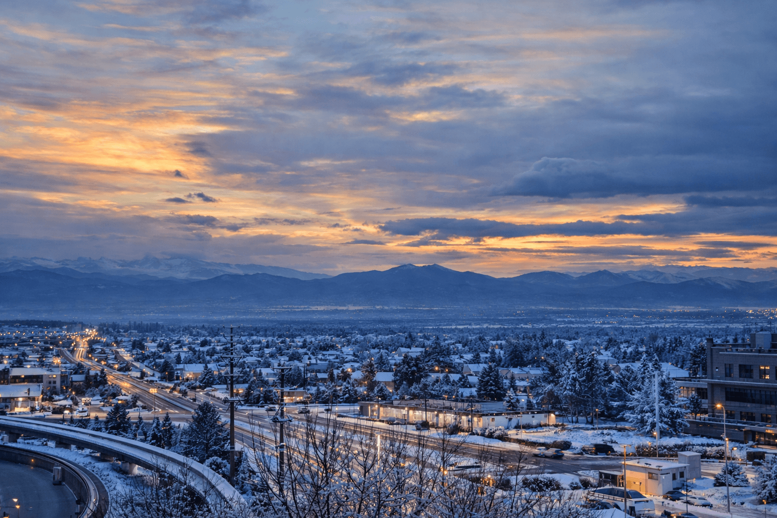 Park Meadows area and modern developments in Lone Tree, Colorado — served by Bergan & Co property management
