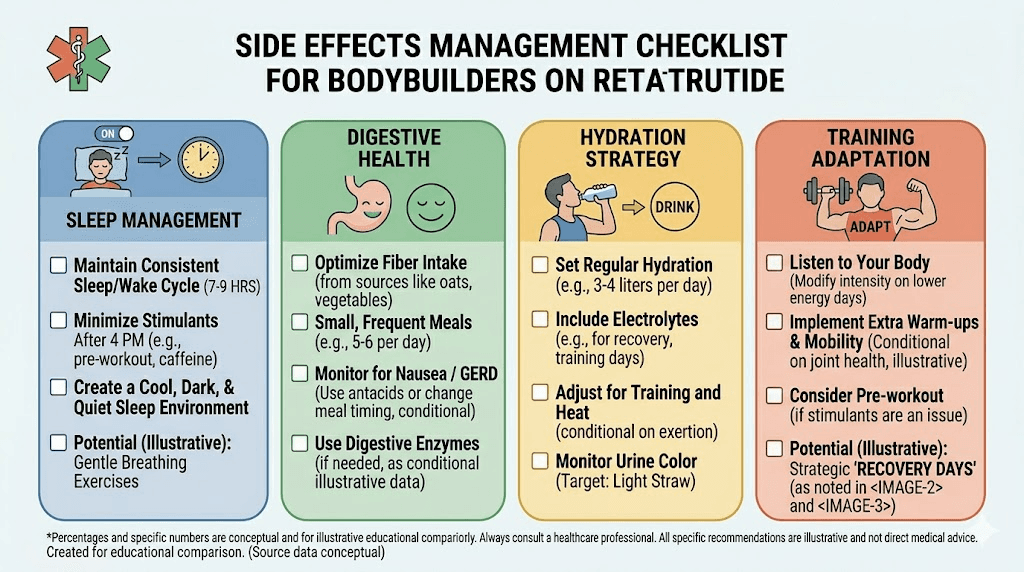 Retatrutide side effects management guide for bodybuilders