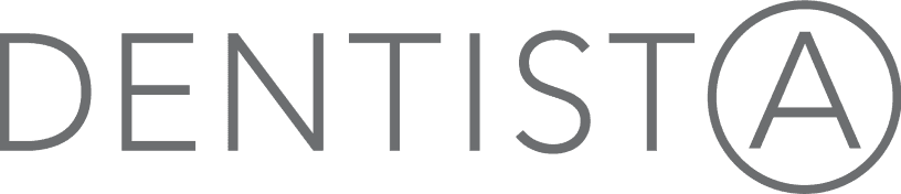 The image shows the "Dental Dynamic" logo featuring text in lowercase letters, with a cheerful orange heart icon containing the initials "dd" and a smiley face, representing a friendly brand identity.