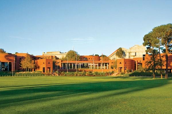 white university during daytime