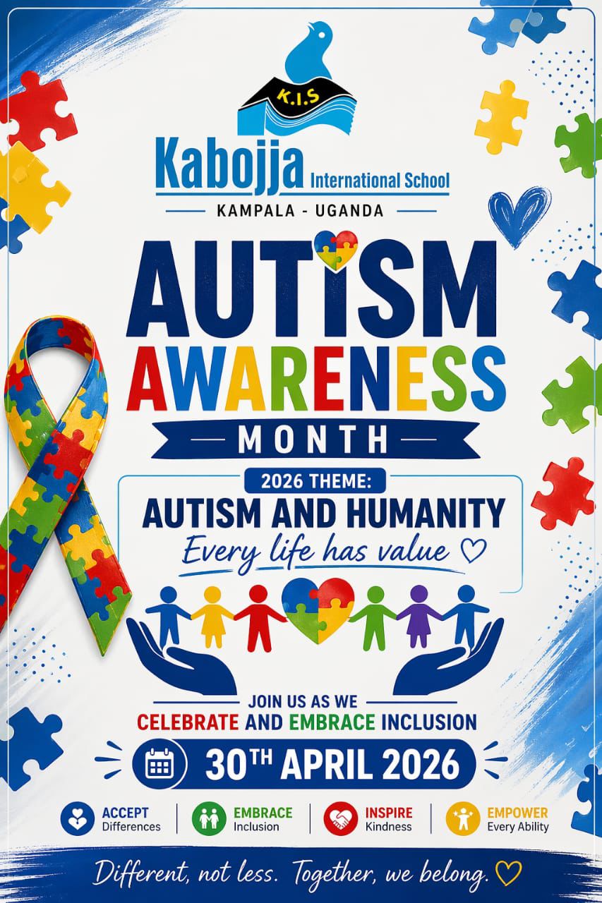 A school building stands against the backdrop of a clear sky