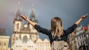 Student exploring Czech