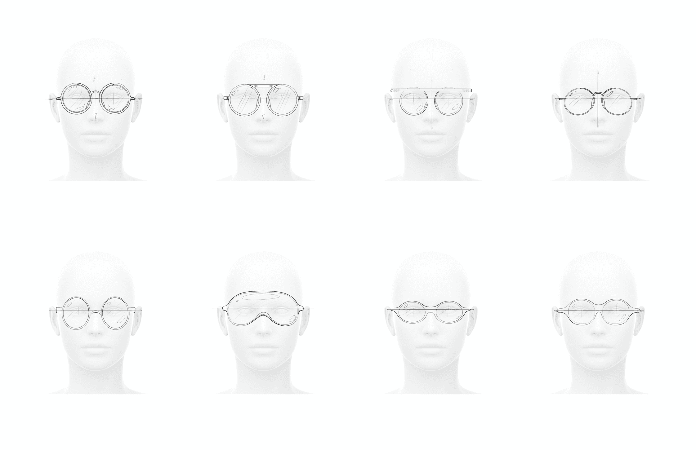 Streetside billboard with flyposters of the Batch.Works brand and illustrations