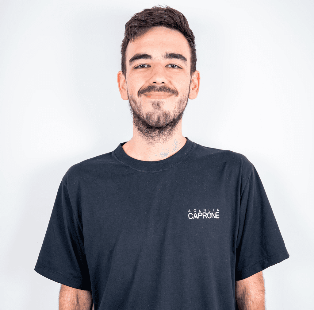 Retrato de Breno, Designer da Agência Caprone