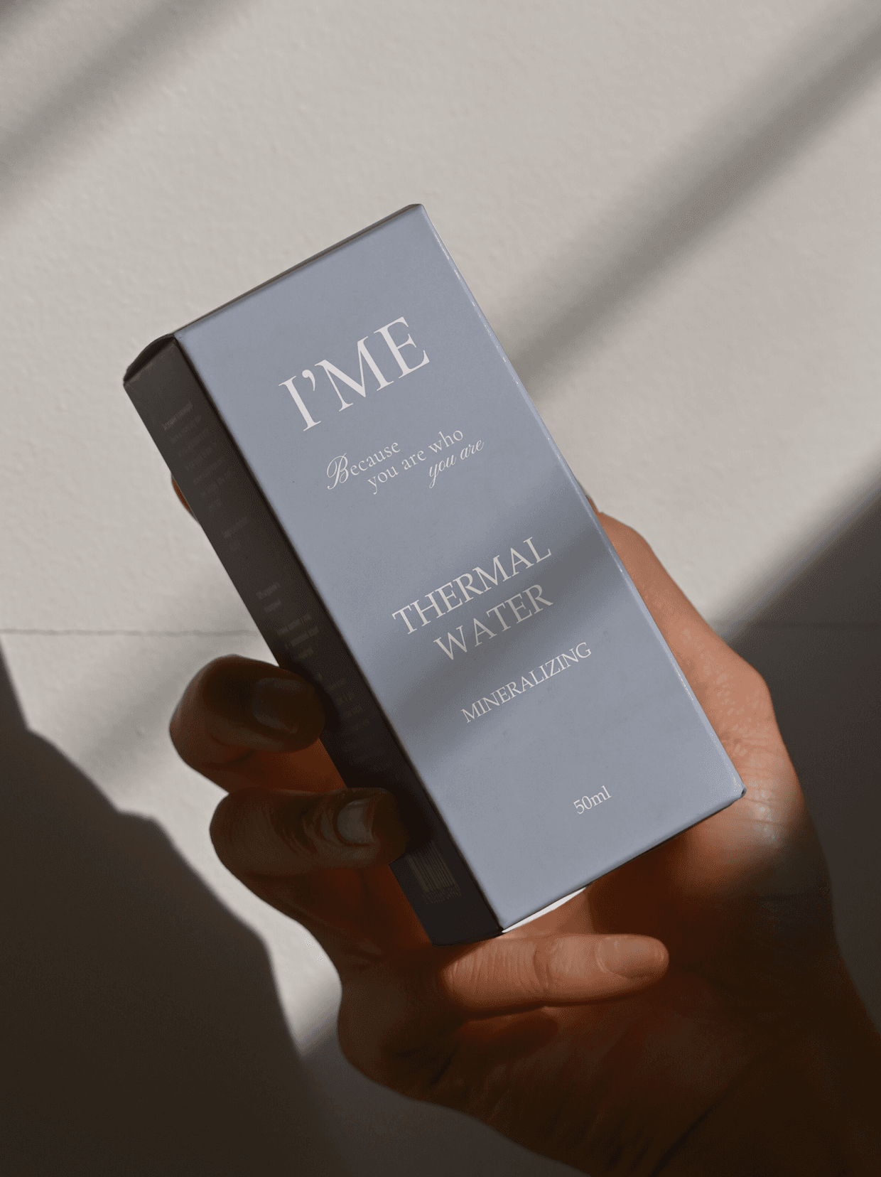 UA: Пакування мінеральної води I’ME, дизайн етикетки та брендингу продукту EN: I’ME thermal water packaging, product branding and label design