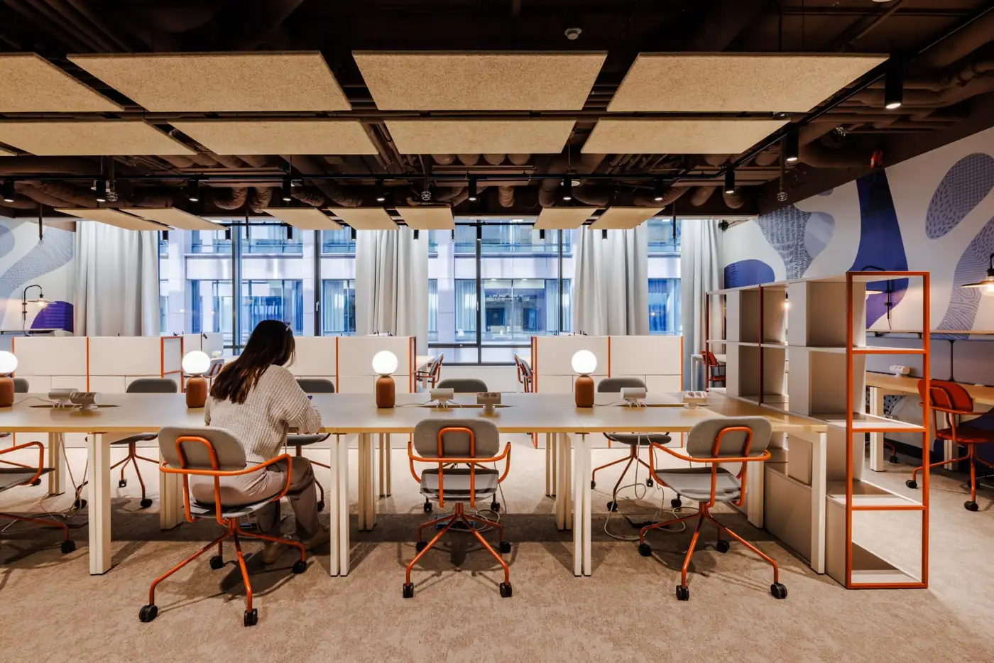 Co-working and study space in student accommodation in Warsaw