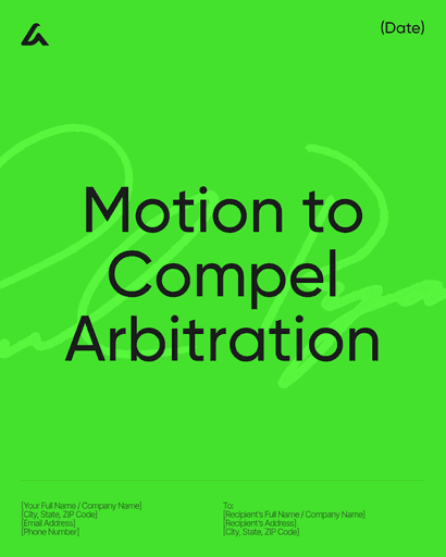 Motion to Compel Arbitration