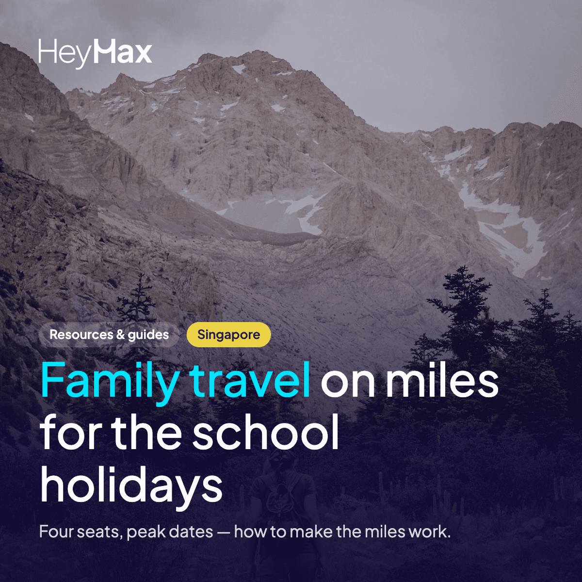Cover for A Family Miles Plan For Singapore School-Holiday Travel