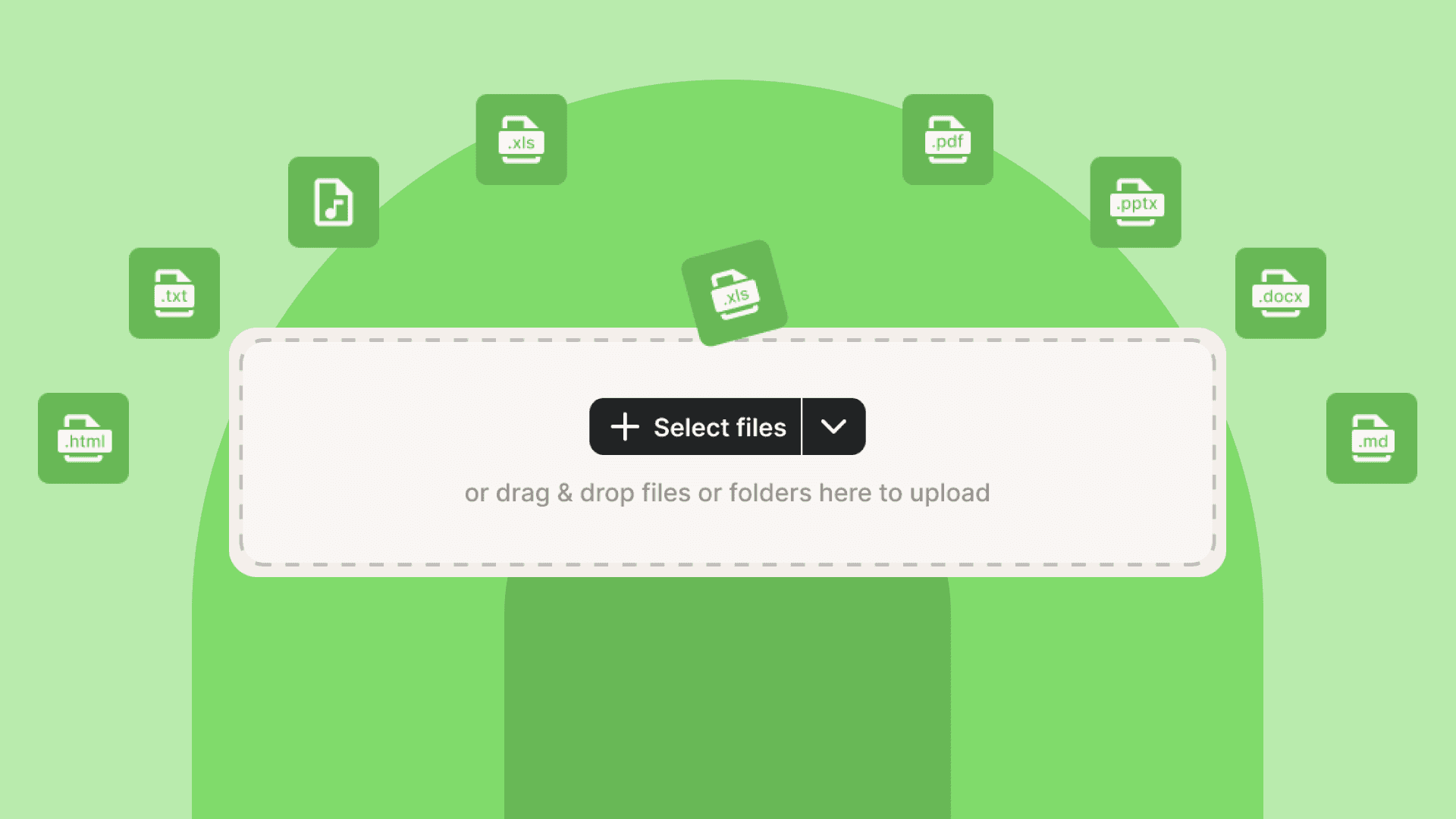 Document upload in the knowledge base