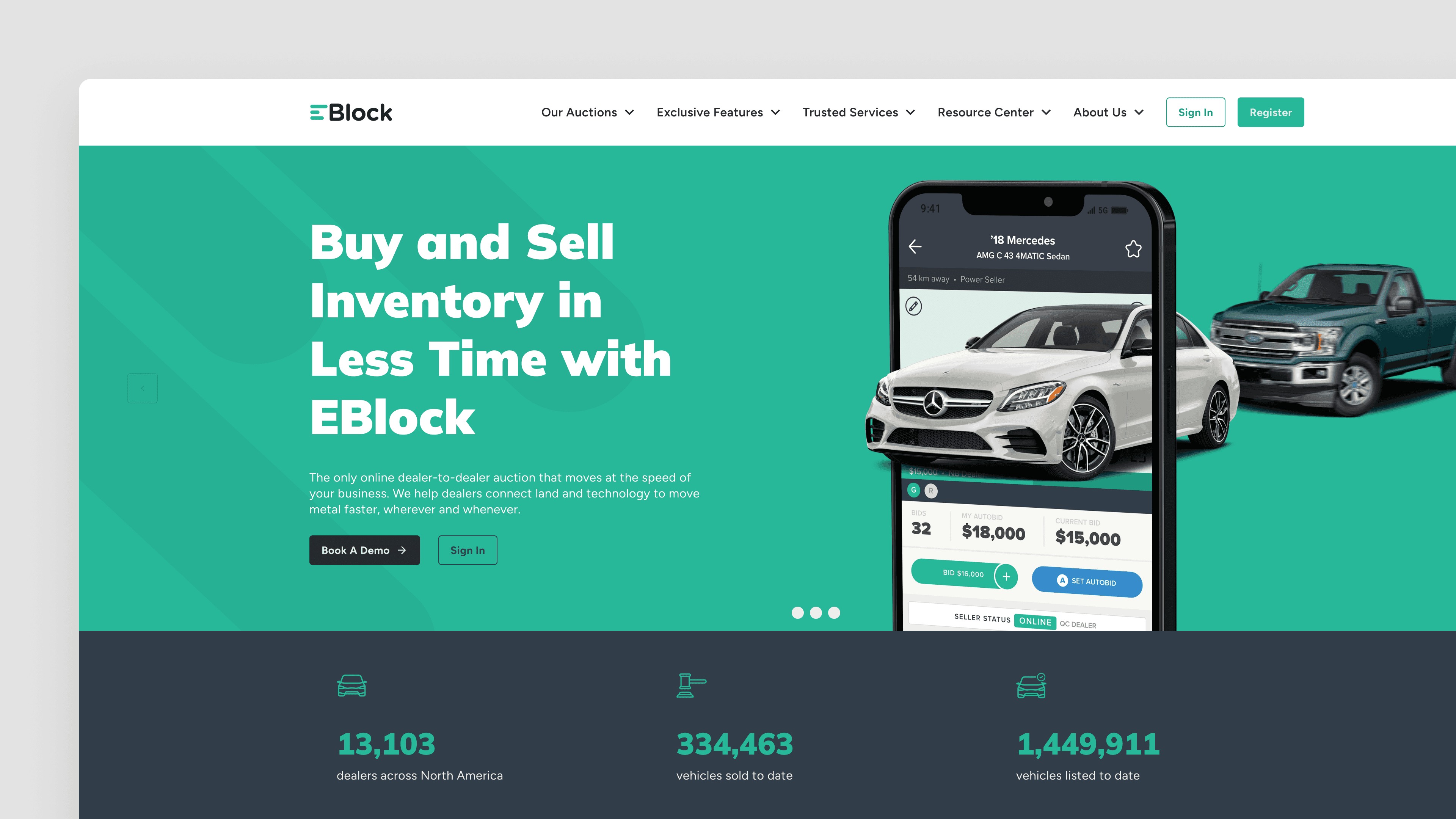 EBlock updated website