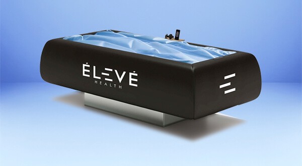 Eleve™ E-Dry Float Bed — zero-gravity dry flotation recovery system with warm water membrane for weightless relaxation without water contact