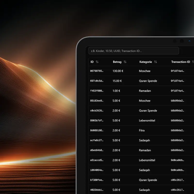 an app screenshot of our app that shows the transactions