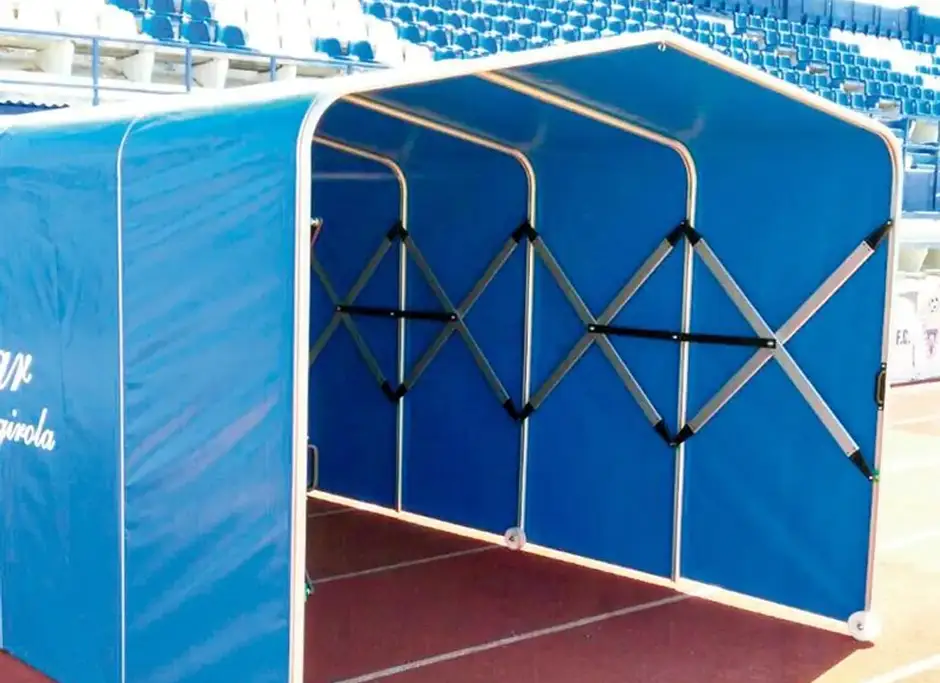 túnel deportivo desmontable