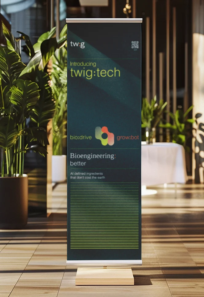 twig roller banner