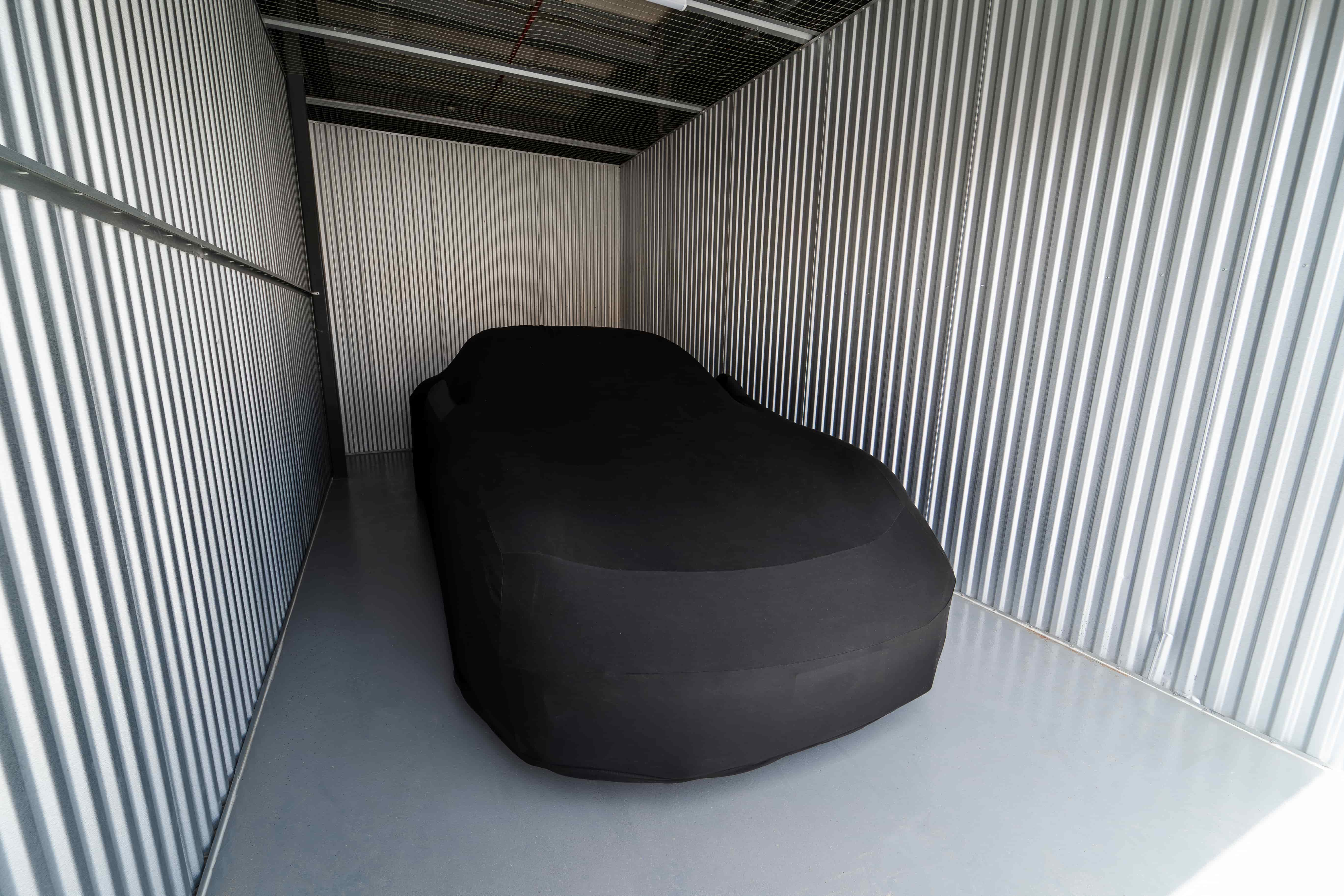Vehicle storage unit supporting an international relocation for an international move abroad. 