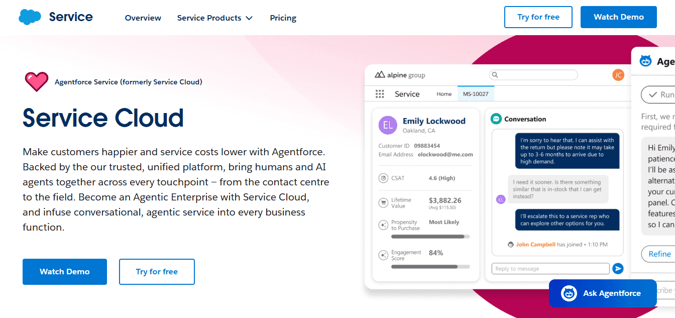 Salesforce Service Cloud