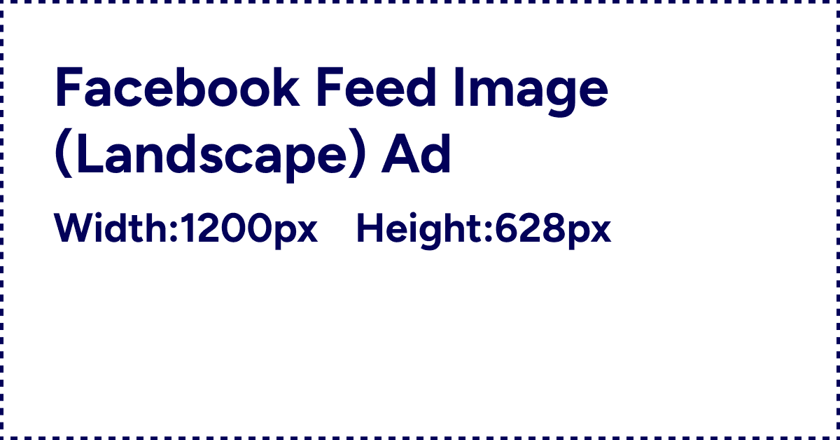 Facebook Feed Image (Landscape) Ad