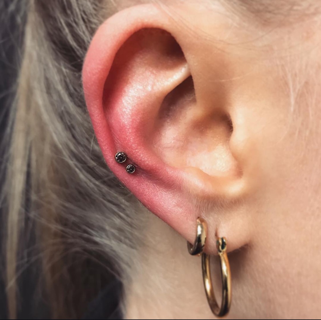 low helix piercing