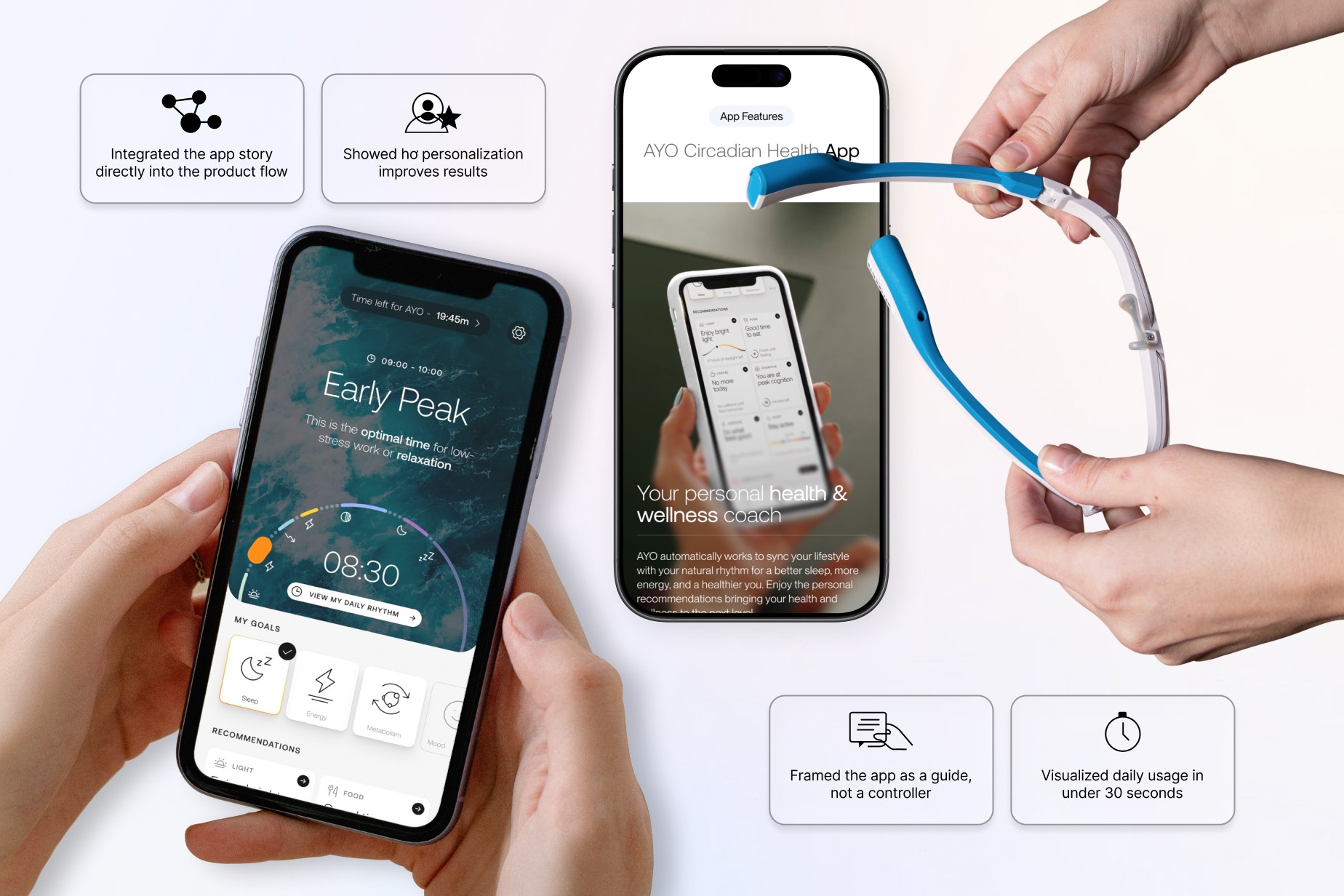 Mobile UX improvements applied to wellness ecommerce site