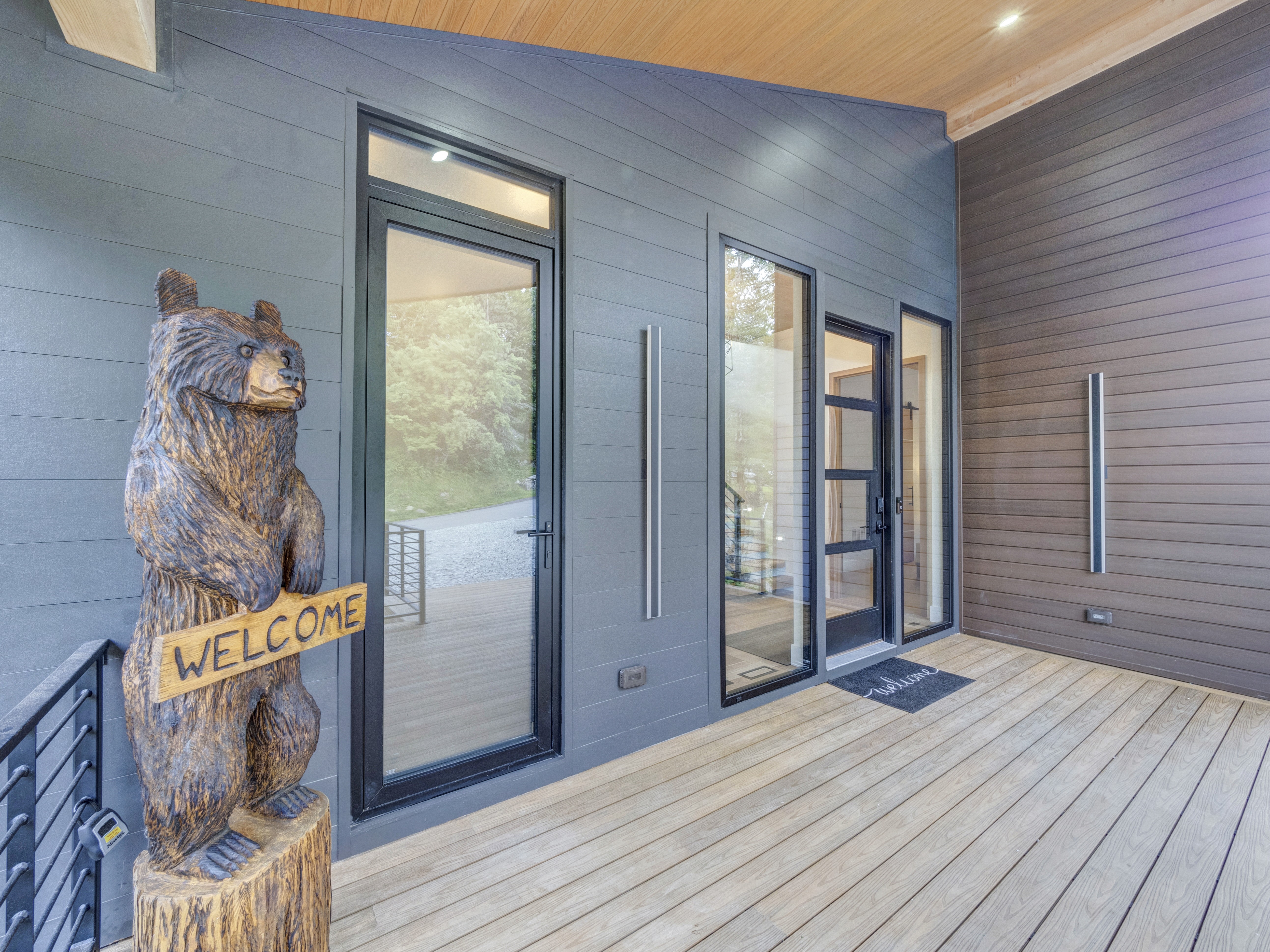 the entrance to the beech harmony retreat