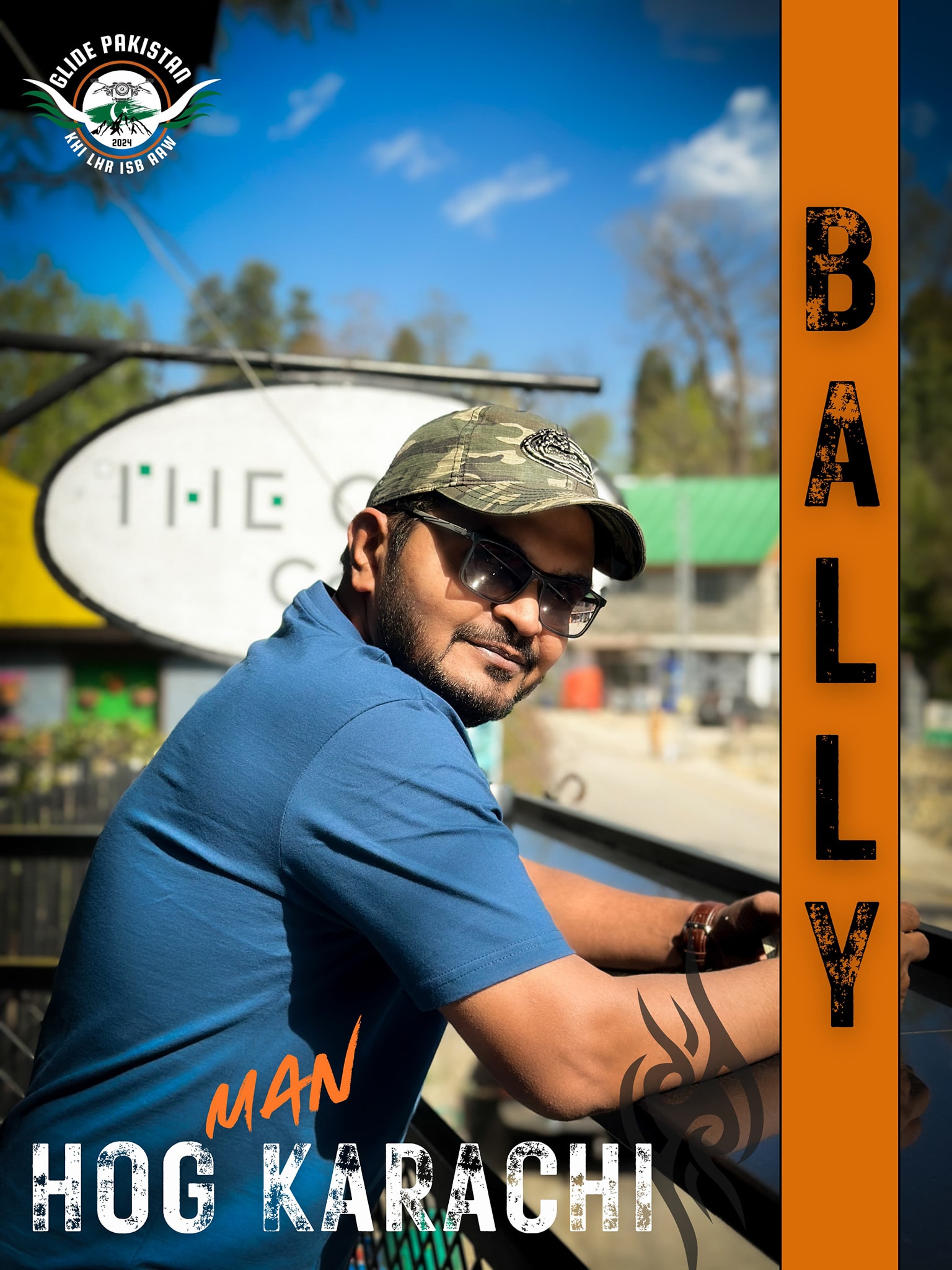 a man smiling for the camera