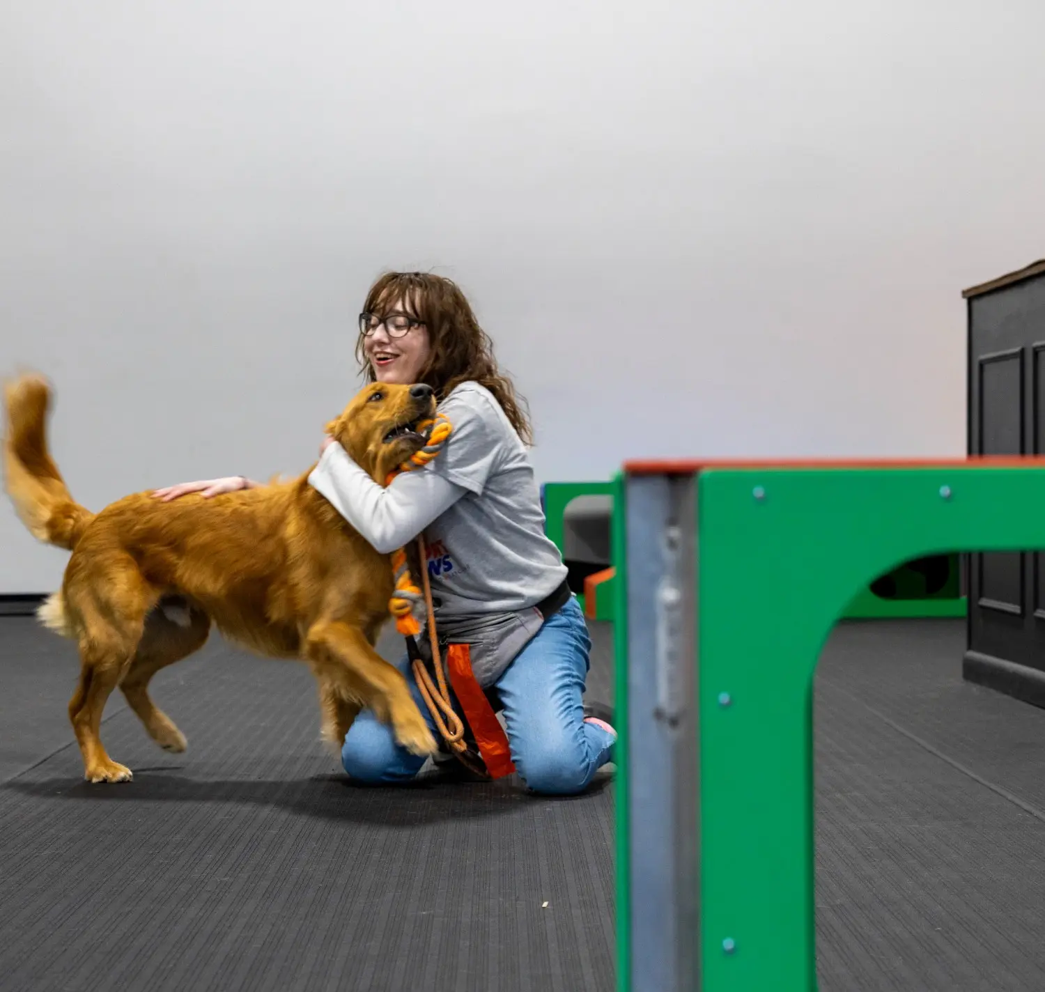 person holding black ipad with green plant