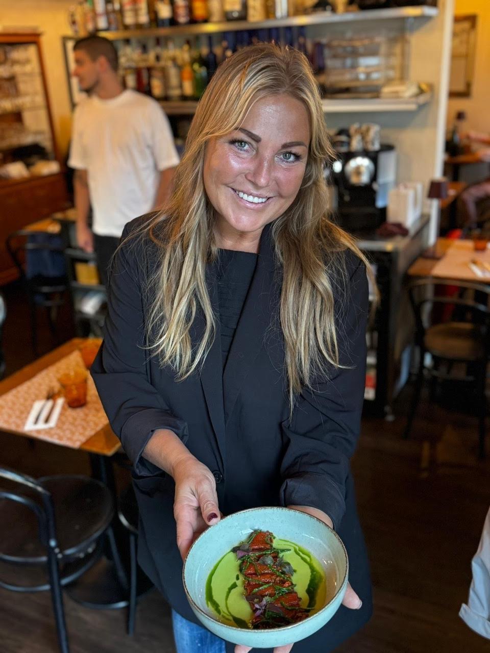 young boy in dark room