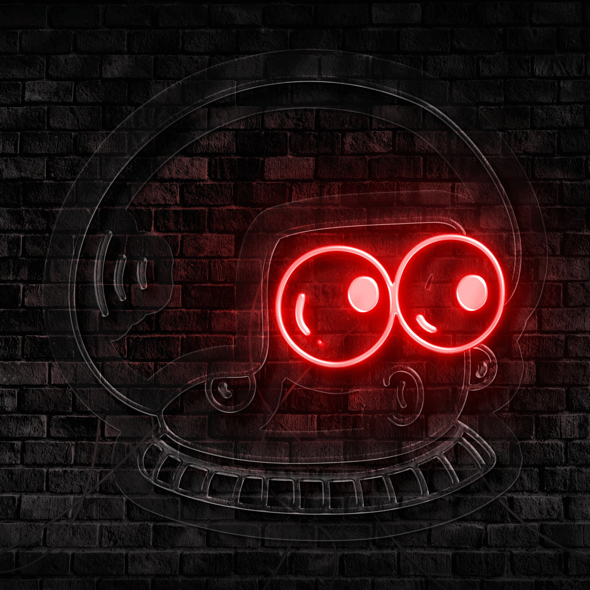 Metallic red-orange foil pouch with a reflective silver ODE logo printed at its centre, photographed on a pale peach background.