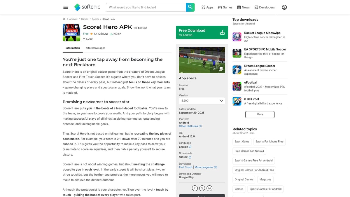 Top 7 Soccer Download Picks for 2025: Best Games & Apps - Score! Hero