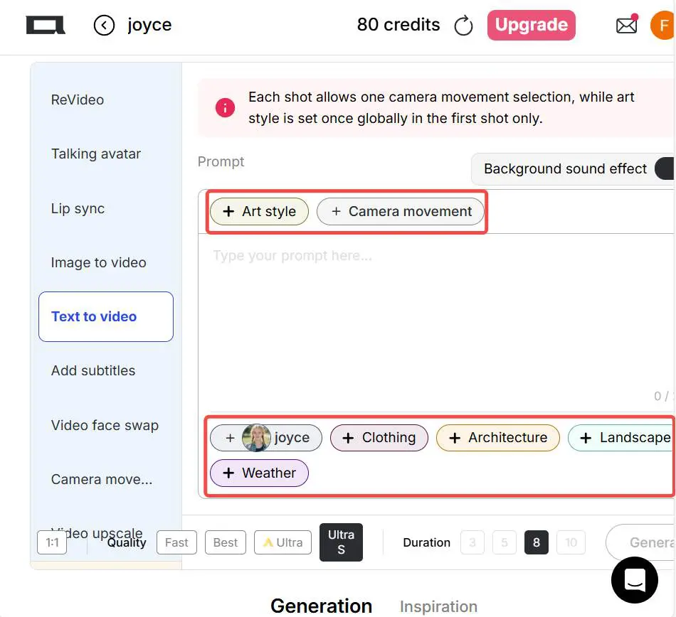 text to video, Kling AI Video generation