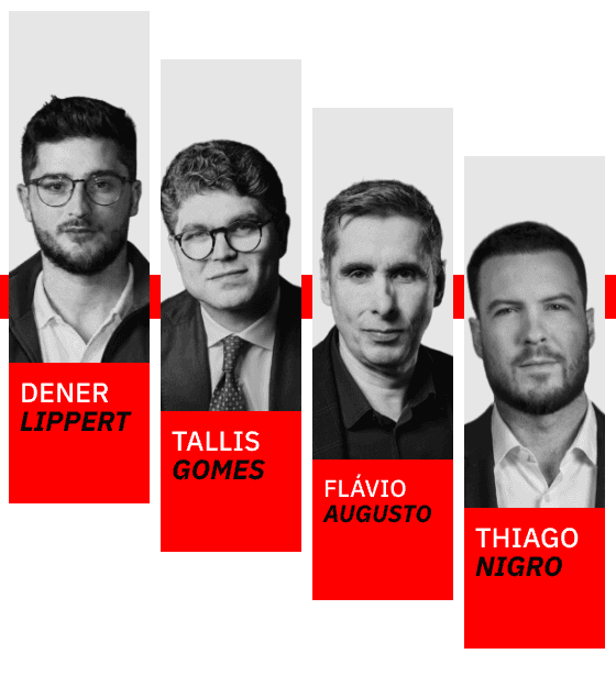 Dener Lippert, Tallis Gomes, Flávio Augusto e Thiago Nigro