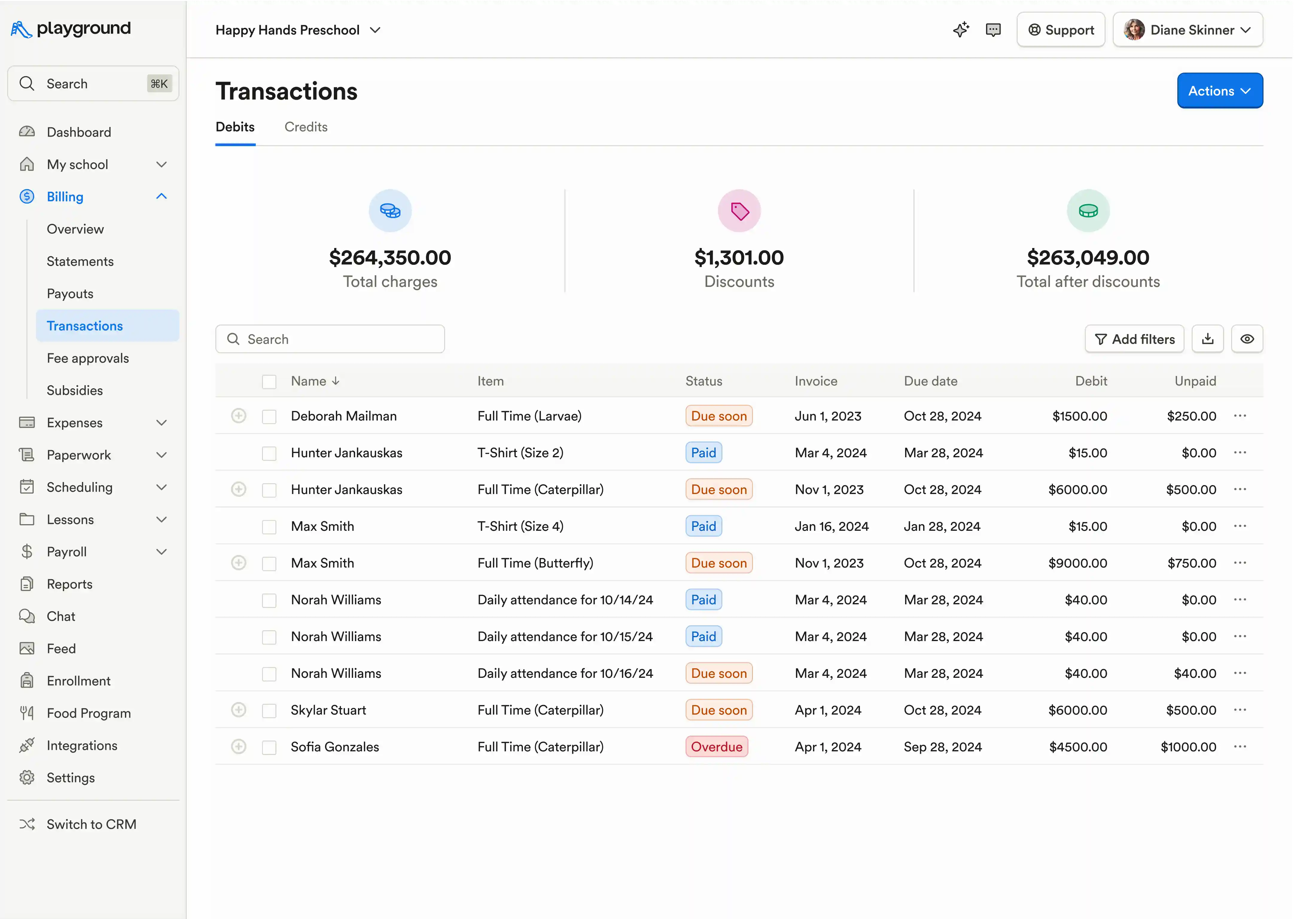 Transactions