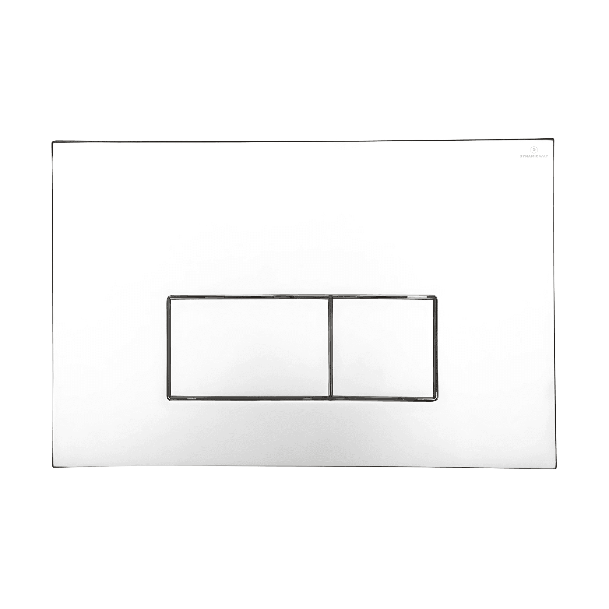 Dynamic Way bedieningsplaat Stripe glans chroom