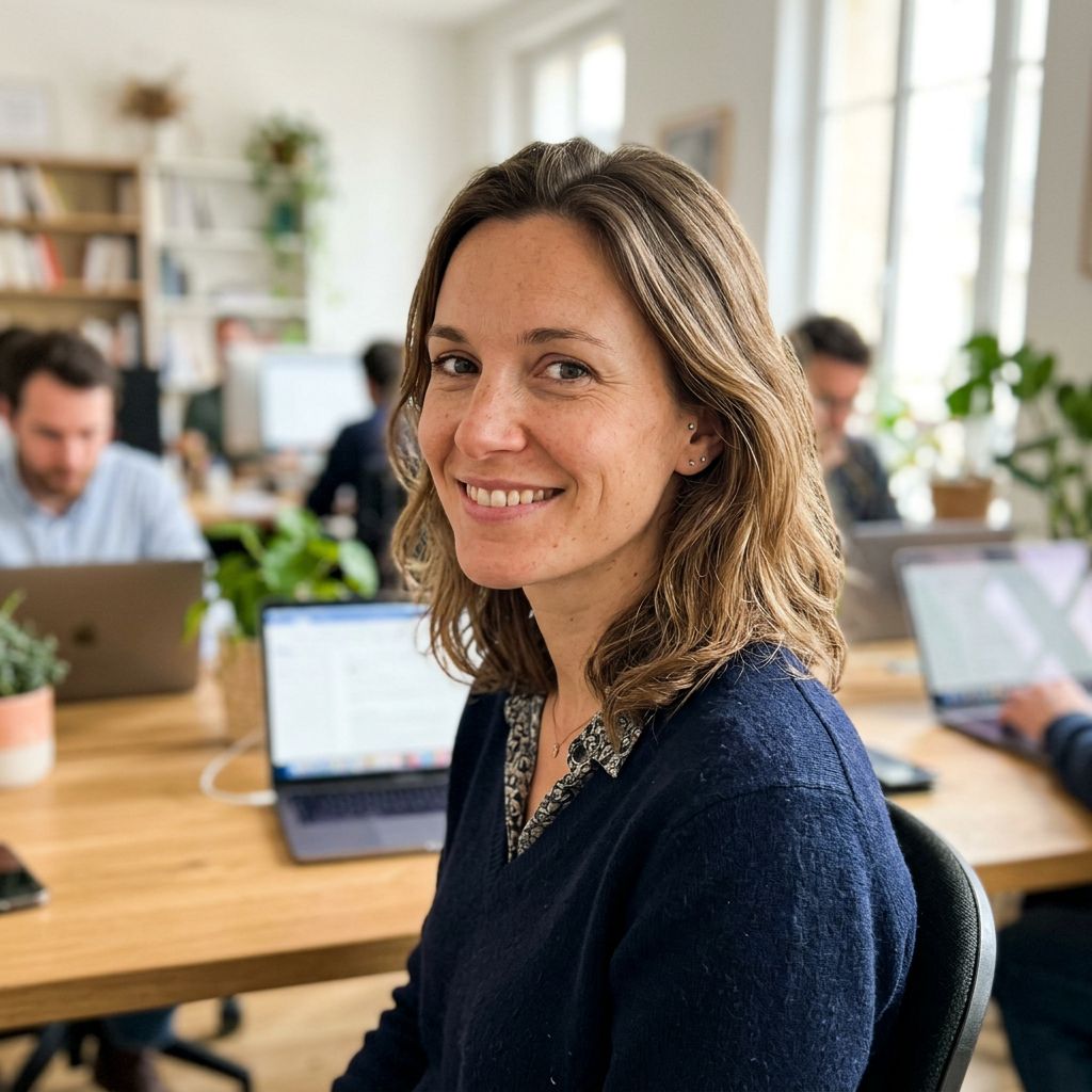 Sophie L., consultante en communication digitale, cliente de Loiretel Services
