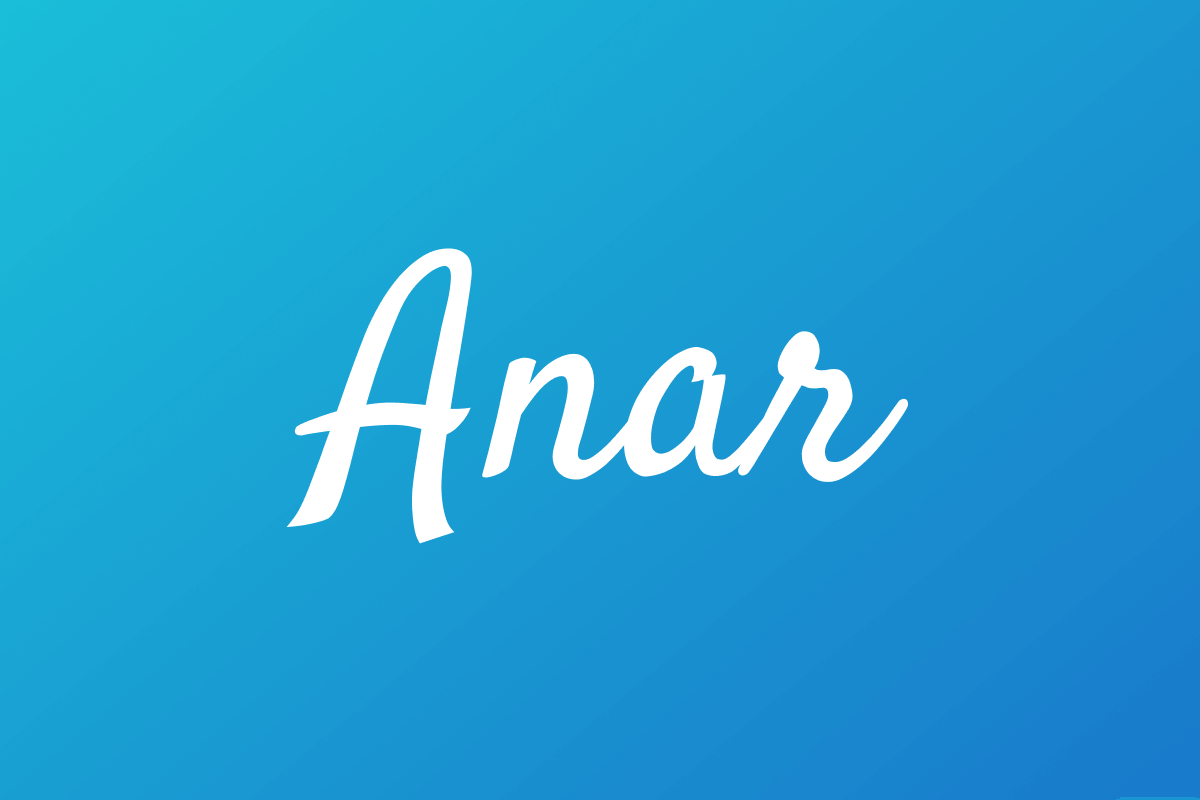 Anar app branding hero image