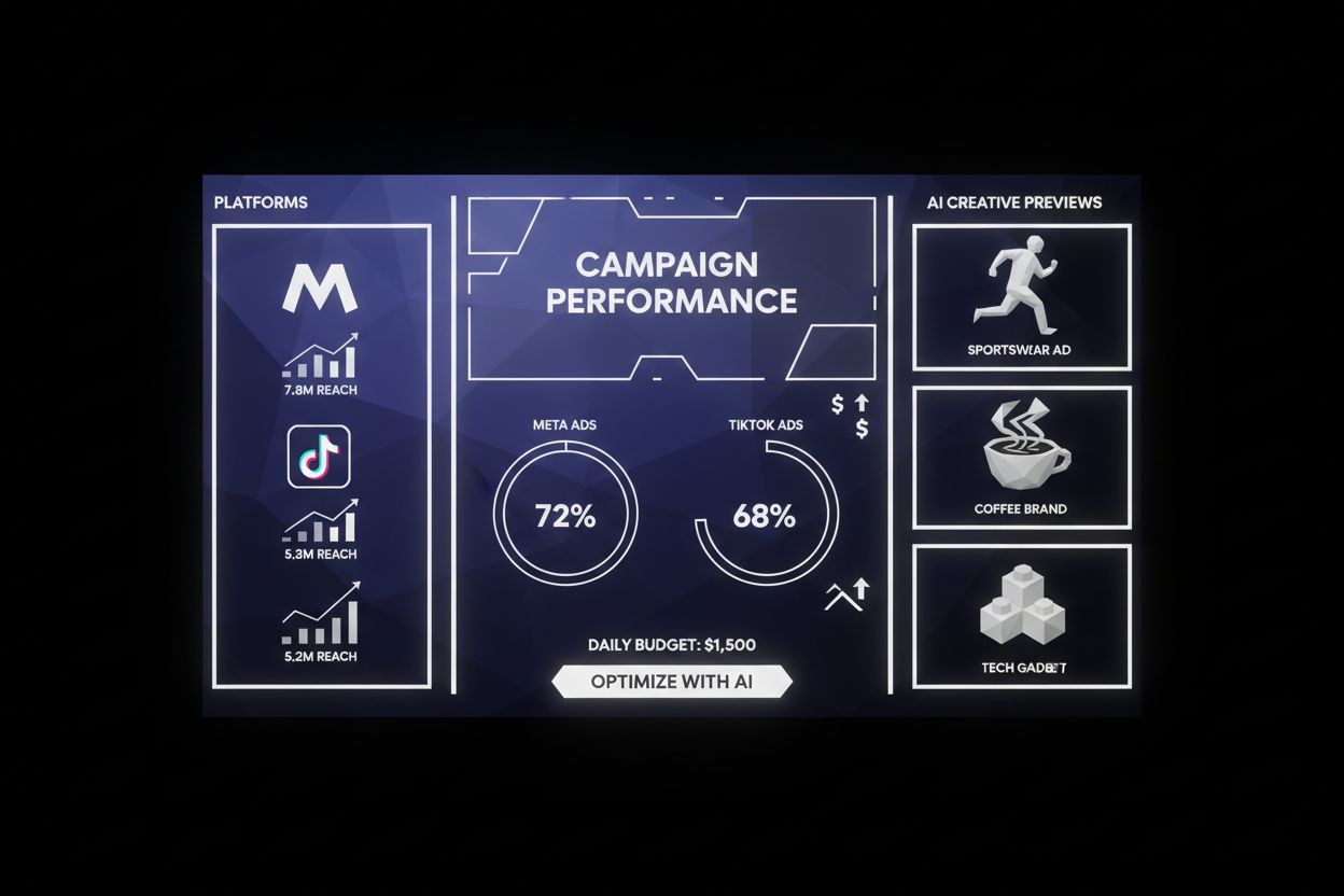 AI-driven ad performance dashboard